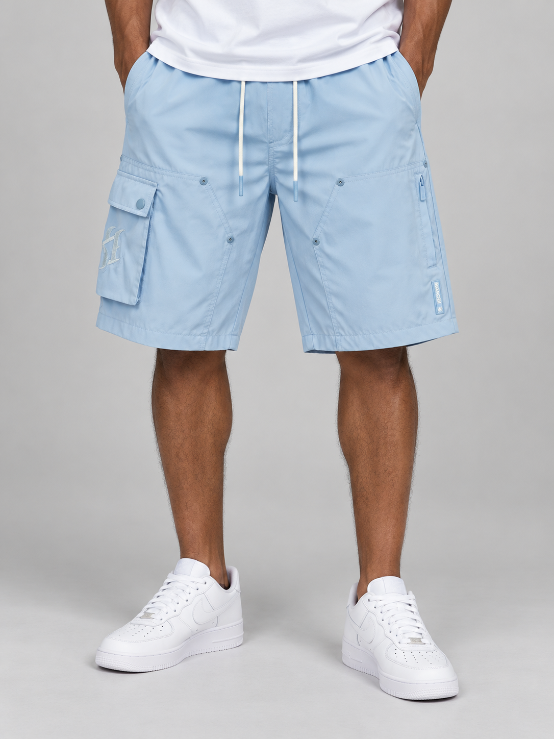 Makobi 'Adorni' Nylon Shorts (Blue) M634 | Fresh N Fitted