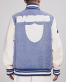 Las Vegas Raiders Varsity Denim Jacket - Fresh N Fitted Inc