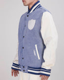 Las Vegas Raiders Varsity Denim Jacket - Fresh N Fitted Inc