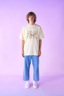 Stay Cool 'Surf' T-Shirt (Cream) - Fresh N Fitted Inc