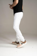 Spark 'Basic' Stretch Denim (White) S3027 - FRESH N FITTED