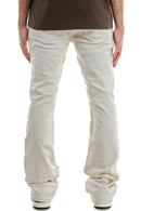 KDNK 'Panelled' Stacked Jeans KNB3267 (Cream) - FRESH N FITTED