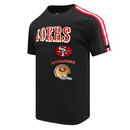 Pro Standard San Francisco 49ers 'Striped Retro Classic' T-Shirt (Black) FS4143593