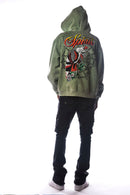 DISSORDER 'Spirit' Zip Up Hoodie (Sage) GN4107-SAG - FRESH N FITTED