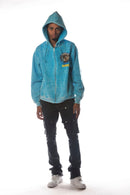 DISSORDER 'Established Alone' Zip Up Hoodie (Aqua) GN4103-AQU - FRESH N FITTED