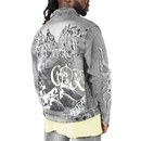 Smoke Rise 'Dystopia' Denim Jacket (Eris Grey) JJ25146 - FRESH N FITTED