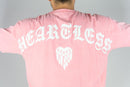 Rebel Minds 'Heartless' Oversized T-Shirt (Dusty Pink) 151-170 - FRESH N FITTED