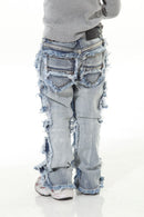 Stylo Kids Stacked Flare Denim (Lt. Blue) 7PKT-003 - FRESH N FITTED