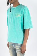Rebel Denim 'Fearlessness' Cropped T-shirt (Jade) 752-145 - FRESH N FITTED