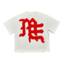 Mixed Emotion 'End' S/S Rhinestone Shirt (White)