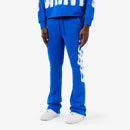 Copper Rivet Flame Stacked Sweat Pants (Royal Blue) 511536