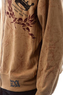 DARKAGES 'Loyalty' Zip Up Hoodie (Timber) DA7014-TIM - FRESH N FITTED
