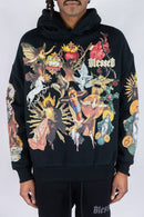 Rebel Minds Blessed Relics hoodie black 152-341 front view