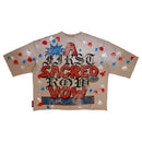 First Row ‘A Sacred Vow Endless Mercy' Cropped T-Shirt (Khaki) FRM1026A - FRESH N FITTED