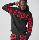 Spark 'No Risk No Reward' Hoodie (Black/Red) S5201 - FRESH N FITTED