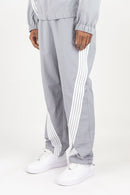 Rebel Minds 'Bent Stripes' Nylon Sweatpants (Grey) 100-490