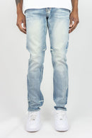 Roar Denim 'Basic' Slim Straight Denim (Lt. Sand Blue) A00-43410 - FRESH N FITTED