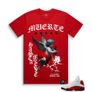Hasta Muerte 'Flight Star' T-Shirt (Red)