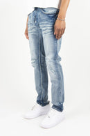 Roar Denim 'R&R' Slim Straight Denim (MD Sand Blue) A00-43415 - FRESH N FITTED