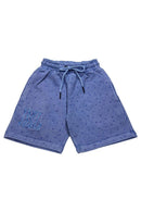 Black Label Kids 'Bling' Shorts (Dye Blue) - FRESH N FITTED