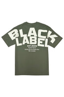Men's Black Label 'Premium' T-Shirt In Dusty Green