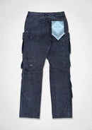 Men's First Row 'Stud' Straight Fit Cargo Pants - Charcoal