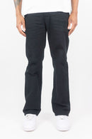 Men's Roar Denim 'Distressed' Straight Denim in Jet Black