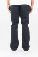 Men's Roar Denim 'Distressed' Straight Denim in Jet Black