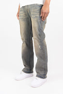 Men's Roar Denim 'Distressed' Straight Denim in DK. Dirty Tint