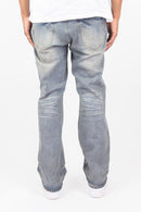 Men's Roar Denim 'Distressed' Straight Denim in LT. Dirty Tint