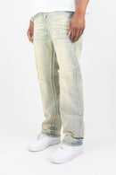 Men's Roar Denim 'Distressed' Straight Denim in MD. Vintage