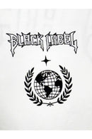 Men's Black Label 'World Wide Domination' T-Shirt In White