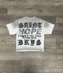 BKYS KIDS 'Saint' Oversized Cropped T-Shirt in White