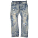 Men’s Makobi 'Jevanni' Straight Fit Denim in Dirt Wash