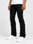 FWRD Distressed Frayed Stacked Denim (Jet Black) – FW-330347