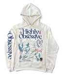 Highly Undrtd ‘Obsessive Culture' Hoodie in Sail