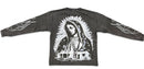 Majestik 'Mary' Garment Dyed Shirt w/Thermal in Black