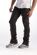 Kindred 'Coated' Premium Stacked Denim in Black