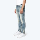 Smoke Rise ‘Rip’ Slim Fit Denim in Vespera Blue