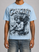 Concept LA 'Cherub 1’ T-Shirt in Baby Blue