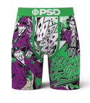 PSD 'The Clown Prince' Boxers in Green w/Purple