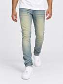Focus Premium Clean Slim Denim jeans in vintage style, showcasing classic blue denim with a slim fit and subtle fading.