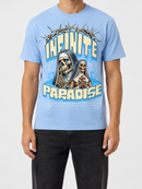 R3TRO WORLD 'Infinite Paradise' T-Shirt In Lt.Blue
