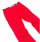 Rebel Minds 'Color' Twill Straight Fit Denim in Red