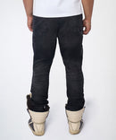 Reason 'Distressed' Denim in Washed Black