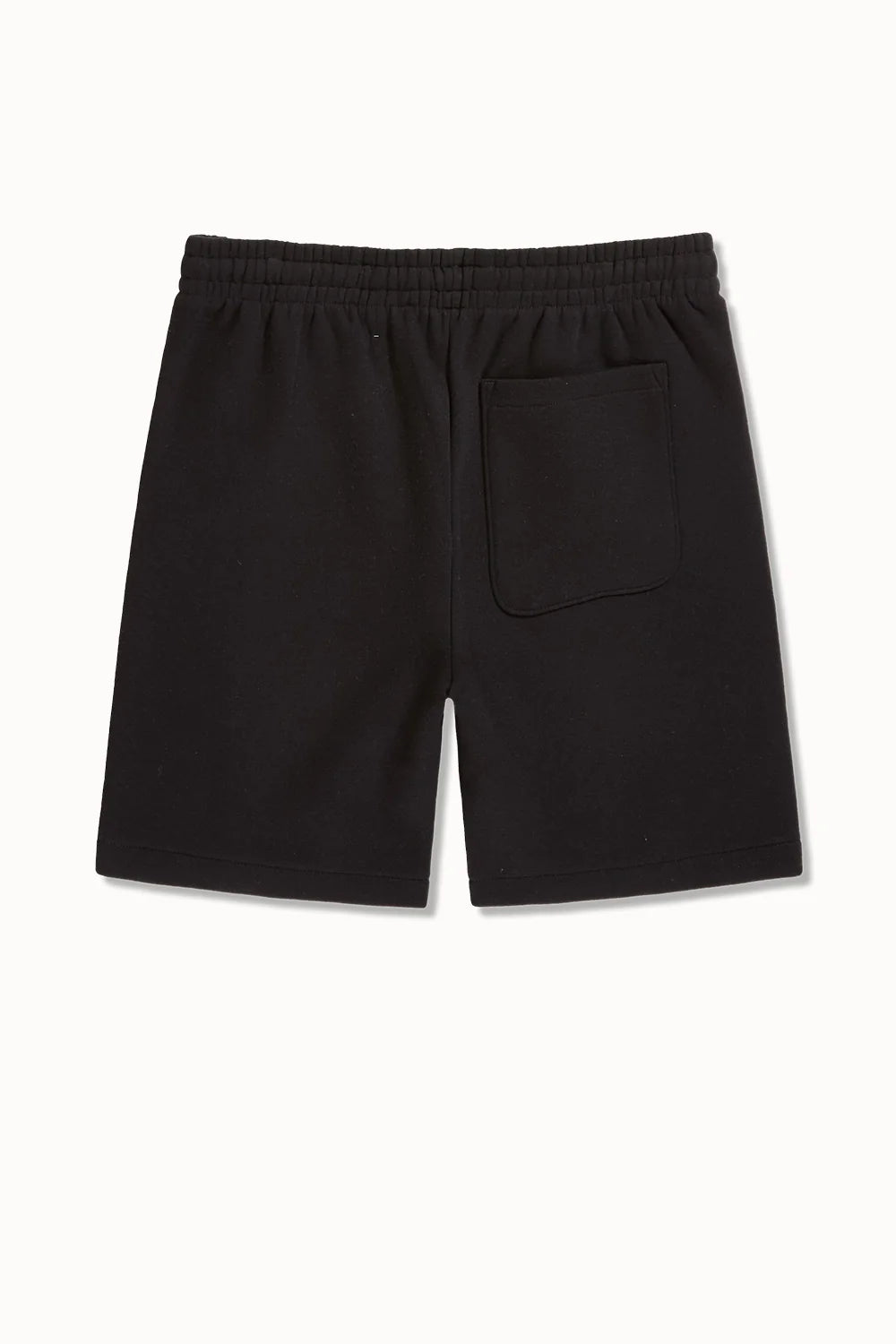 SYIP Block Letter Sweats Shorts In Black 2078S | Fresh N Fitted