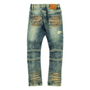 Makobi Kids 'Rick Biker' Denim (Vintage) B1786