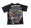 Reason 'Move In Silence' T-Shirt (Washed Black) RE5-123 - FRESH N FITTED