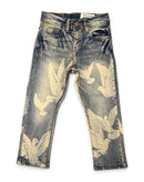 FWRD Kids Denim 'Dove' Relaxed Straight Denim in Lt. Tint