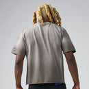 DUAA 'WC 93' Rhinestone T-Shirt in Grey